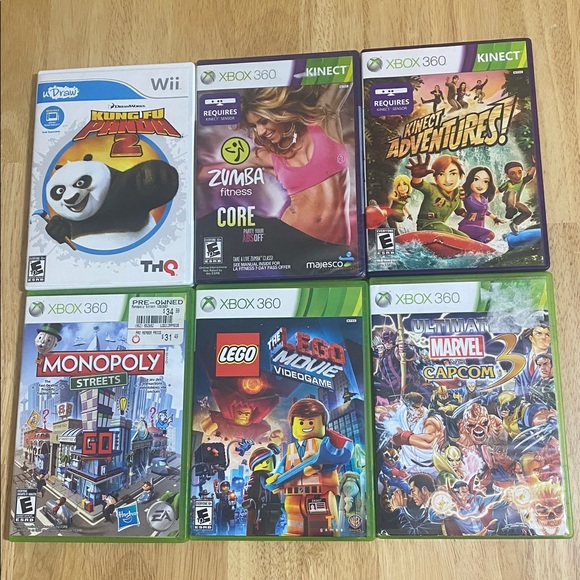 Lot of 6--VINTAGE Xbox 360 Games - Picture 1 of 14